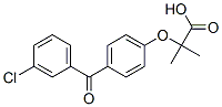 CAS#: 60012-96-6， 2-[4-(3-Chlorobenzoyl)Phenoxy]-2-Methylpropanoic Acid