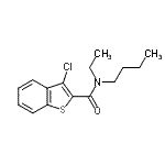 CAS#: 600122-27-8， N-Butyl-3-chloro-N-ethyl-1-benzothiophene-2-carboxamide