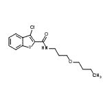 CAS#: 600122-29-0， N-(3-Butoxypropyl)-3-chloro-1-benzothiophene-2-carboxamide