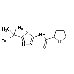 CAS#: 600159-96-4， N-[5-(2-Methyl-2-propanyl)-1,3,4-thiadiazol-2-yl]tetrahydro-2-furancarboxamide