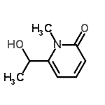 CAS#: 60025-83-4， 6-(1-Hydroxyethyl)-1-Methyl-2(1H)-Pyridinone