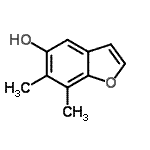 CAS#: 60026-12-2， 6,7-Dimethyl-1-Benzofuran-5-Ol