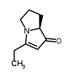 CAS 登录号：60026-50-8， (7aS)-3-乙基-5,6,7,7A-四氢-1H-吡咯里嗪-1-酮