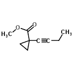CAS#: 60042-80-0， Methyl 1-(1-Butyn-1-Yl)Cyclopropanecarboxylate