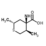 CAS#: 60046-39-1， (2R,4R,5R)-4-Amino-2,5-Dimethyl-Tetrahydrothiopyran-4-Carboxylic Acid