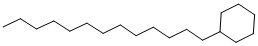 structure of CAS# 6006-33-3, n-Tridecylcyclohexane;1-Cyclohexyltridecane;Cyclohexane, Tridecyl-