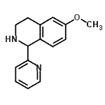 CAS#: 600647-76-5， 6-Methoxy-1-(2-pyridinyl)-1,2,3,4-tetrahydroisoquinoline