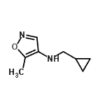 CAS#: 600699-39-6， N-(Cyclopropylmethyl)-5-methyl-1,2-oxazol-4-amine