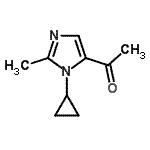 CAS#: 600699-44-3， 1-(1-Cyclopropyl-2-methyl-1H-imidazol-5-yl)ethanone