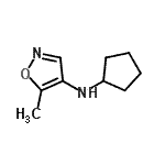 CAS#: 600699-45-4， N-Cyclopentyl-5-methyl-1,2-oxazol-4-amine