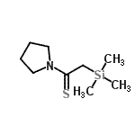 CAS#: 600728-19-6， 1-(1-Pyrrolidinyl)-2-(trimethylsilyl)ethanethione