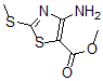 structure of CAS# 60093-05-2, 4-Amino-2-(Methylthio)-5-Thiazolecarboxylic Acid Methyl Ester;5-Thiazolecarboxylicacid,4-Amino-2-(Methylthio)-,Methylester(9CI);4-Amino-2-(Methylmercapto)-5-Thiazolecarboxylic Acid Methyl Ester;4-AMINO-2-METHYLTHIO-5-THIAZOLECARBOXYLIC ACIDMETHYL ESTER 99%
