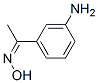 structure of CAS# 6011-18-3, 1-(3-Aminophenyl)-Ethanone Oxime ;N-[1-(3-Aminophenyl)Ethylidene]Hydroxylamine;1-(3-Aminophenyl)Ethanone Oxime;Ethanone, 1-(3-Aminophenyl)-, Oxime
