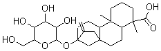 CAS#: 60129-60-4， 13-(beta-D-Glucopyranosyloxy)-(4alpha)-Kaur-16-En-18-Oic Acid