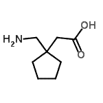 CAS#: 60142-99-6， [1-(Aminomethyl)Cyclopentyl]Acetic Acid
