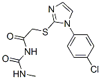 CAS#: 60176-51-4， 1-[[[1-(P-Chlorophenyl)-1H-Imidazol-2-Yl]Thio]Acetyl]-3-Methylurea
