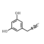 CAS 登录号：602261-97-2， 5-(异氰基甲基)-1,3-苯二酚