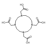 结构式 CAS# 60239-20-5, 2,2',2'',2'''-(1,4,7,10-四氮杂环十三烷-1,4,7,10-四基)四乙酸