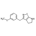 CAS#: 603067-68-1， 3-(3-Methoxybenzyl)-5,6-dihydro-4H-pyrrolo[3,2-d][1,2]oxazole