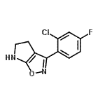CAS#: 603067-94-3， 3-(2-Chloro-4-fluorophenyl)-5,6-dihydro-4H-pyrrolo[3,2-d][1,2]oxazole