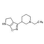 CAS#: 603068-01-5， 3-(1-Ethyl-3-piperidinyl)-5,6-dihydro-4H-pyrrolo[3,2-d][1,2]oxazole