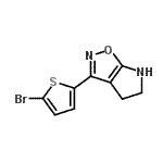 CAS#: 603068-06-0， 3-(5-Bromo-2-thienyl)-5,6-dihydro-4H-pyrrolo[3,2-d][1,2]oxazole