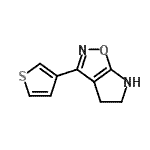 CAS#: 603068-09-3， 3-(3-Thienyl)-5,6-dihydro-4H-pyrrolo[3,2-d][1,2]oxazole