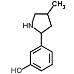 CAS#: 603068-30-0， 3-(4-Methyl-2-pyrrolidinyl)phenol