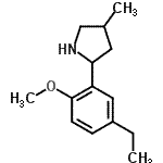 CAS#: 603068-65-1， 2-(5-Ethyl-2-methoxyphenyl)-4-methylpyrrolidine