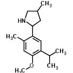 CAS#: 603068-69-5， 2-(5-Isopropyl-4-methoxy-2-methylphenyl)-4-methylpyrrolidine