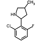 CAS#: 603089-82-3， 2-(2-Chloro-6-fluorophenyl)-4-methylpyrrolidine