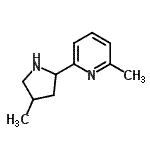CAS#: 603089-90-3， 2-Methyl-6-(4-methyl-2-pyrrolidinyl)pyridine