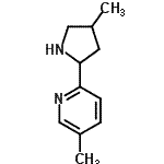 CAS#: 603089-92-5， 5-Methyl-2-(4-methyl-2-pyrrolidinyl)pyridine
