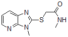 CAS#: 603094-57-1， N-Methyl-2-[(3-Methyl-3H-Imidazo[4,5-b]Pyridin-2-Yl)Thio]-Acetamide
