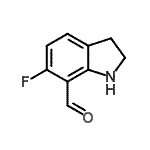 CAS#: 603310-02-7， 6-Fluoro-7-indolinecarbaldehyde