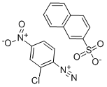 structure of CAS# 6035-19-4, 2-Chloro-4-Nitrobenzenediazonium 2-Naphthalenesulfonate;2-Chloro-4-Nitro-Benzenediazonium;Naphthalene-2-Sulfonate;2-Chloro-4-Nitrobenzenediazonium;2-Naphthalenesulfonate
