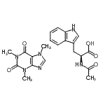 CAS#: 60364-24-1， (2S)-2-Acetamido-3-(1H-Indol-3-Yl)Propanoic Acid, 1,3,7-Trimethylpurine-2,6-Dione