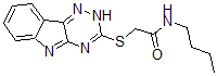 CAS#: 603945-96-6， N-Butyl-2-(2H-1,2,4-Triazino[5,6-b]Indol-3-Ylthio)-Acetamide