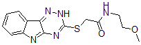 CAS#: 603945-97-7， N-(2-Methoxyethyl)-2-(2H-1,2,4-Triazino[5,6-b]Indol-3-Ylthio)-Acetamide