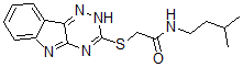 CAS#: 603946-01-6， N-(3-Methylbutyl)-2-(2H-1,2,4-Triazino[5,6-b]Indol-3-Ylthio)-Acetamide