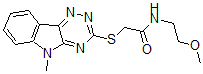 CAS#: 603946-14-1， N-(2-Methoxyethyl)-2-[(5-Methyl-5H-1,2,4-Triazino[5,6-b]Indol-3-Yl)Thio]-Acetamide