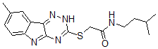 CAS#: 603946-35-6， N-(3-Methylbutyl)-2-[(8-Methyl-2H-1,2,4-Triazino[5,6-b]Indol-3-Yl)Thio]-Acetamide