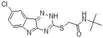 CAS#: 603946-91-4， 2-[(8-Chloro-2H-1,2,4-Triazino[5,6-b]Indol-3-Yl)Thio]-N-(Tert-Butyl)-Acetamide
