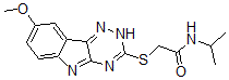CAS#: 603947-50-8， 2-[(8-Methoxy-2H-1,2,4-Triazino[5,6-b]Indol-3-Yl)Thio]-N-(Isopropyl)-Acetamide