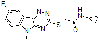 CAS#: 603948-18-1， N-Cyclopropyl-2-[(8-Fluoro-5-Methyl-5H-1,2,4-Triazino[5,6-b]Indol-3-Yl)Thio]-Acetamide
