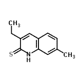CAS#: 604754-92-9， 3-Ethyl-7-methyl-2-quinolinethiol