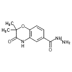 CAS#: 604758-53-4, 2,2-Dimethyl-3-oxo-3,4-dihydro-2H-1,4-benzoxazine-6-carbohydrazide