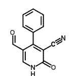 CAS 登录号：604759-80-0， 5-甲酰基-2-氧代-4-苯基-1,2-二氢-3-吡啶甲腈
