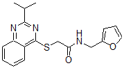 CAS#: 604794-51-6， N-(Furan-2-Ylmethyl)-2-[[2-(Isopropyl)-4-Quinazolinyl]Thio]-Acetamide