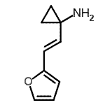 CAS#: 604800-01-3， 1-[(E)-2-(2-furyl)vinyl]cyclopropan-1-amine